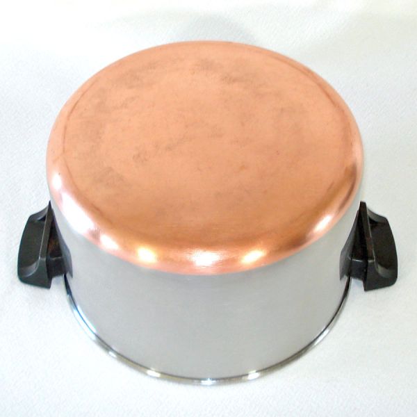 Revere Ware Copper Bottom 6 Quart Dutch Oven Stock Pot #3