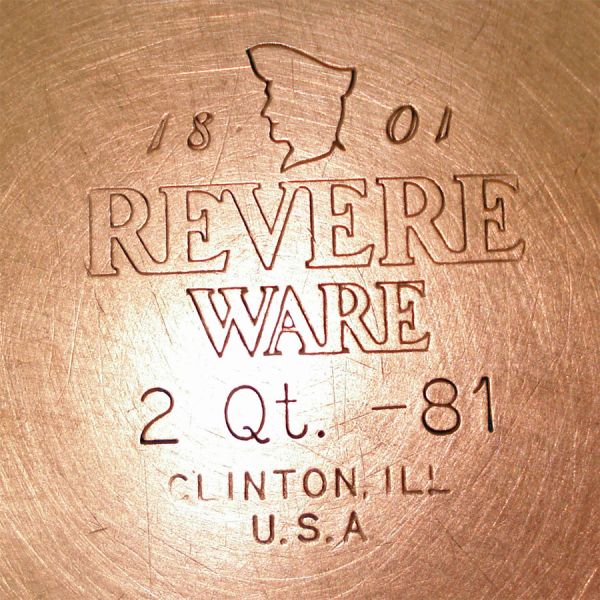 Revere Ware Copper Clad Stainless Steel 2 Quart Saucepan #5