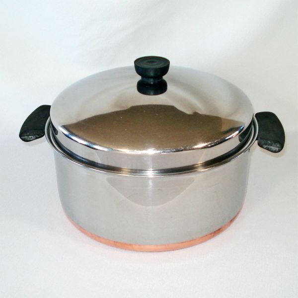 Revere Ware Copper Clad Stainless 6 Quart Dutch Oven Stock Pot