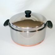 Revere Ware Copper Clad Stainless 6 Quart Dutch Oven Stock Pot