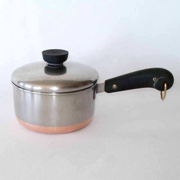 Revere Copper Clad Stainless 1 Qt Double Boiler Saucepan #2