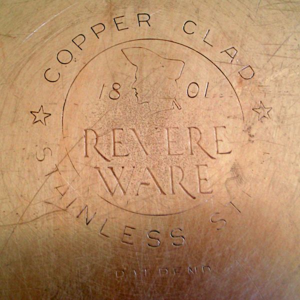 Revere Ware Copper Bottom Pre-War 6 Quart Covered Stockpot #4