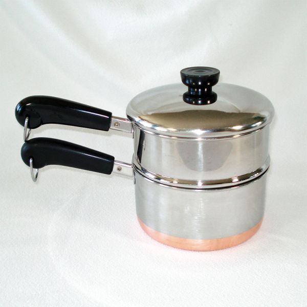 Revere Copper Clad Stainless 1.5 Qt Steamer Saucepan #2
