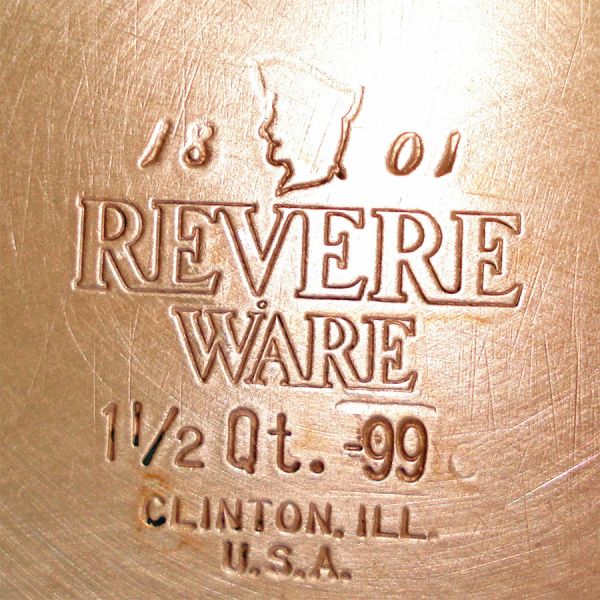 Revere Copper Clad Stainless 1.5 Qt Steamer Saucepan #5