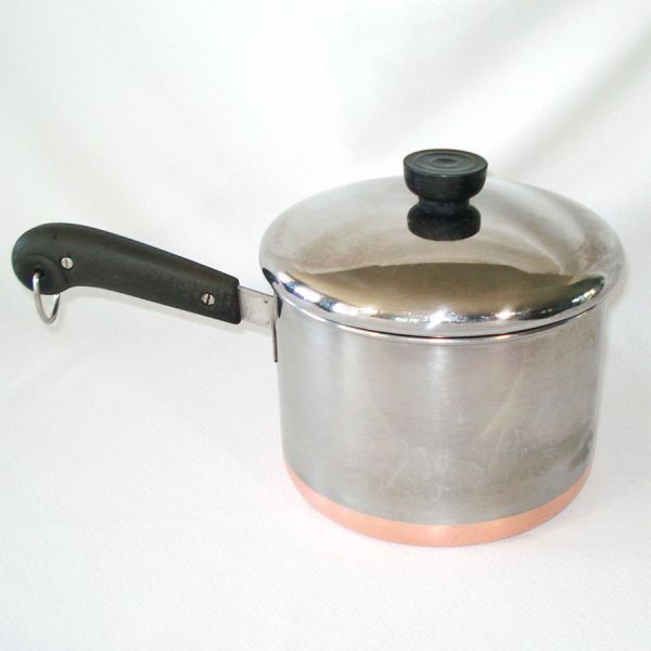 Revere Ware Copper Clad Stainless 3 Quart Saucepan and Lid
