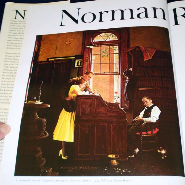 Norman Rockwell Artist and Illustrator Coffee Table Book #4