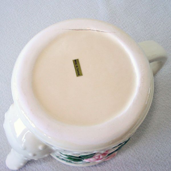 Ceramic Roses 1980s Tea or Coffee Set in Original Box #4