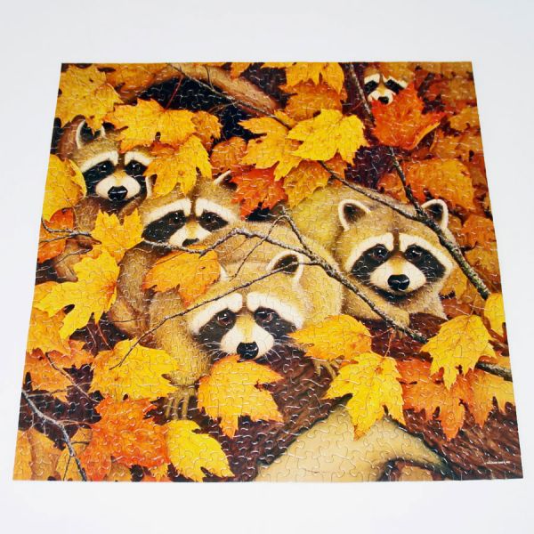 Roving Rascals 1979 Springbok Jigsaw Puzzle Raccoons #2