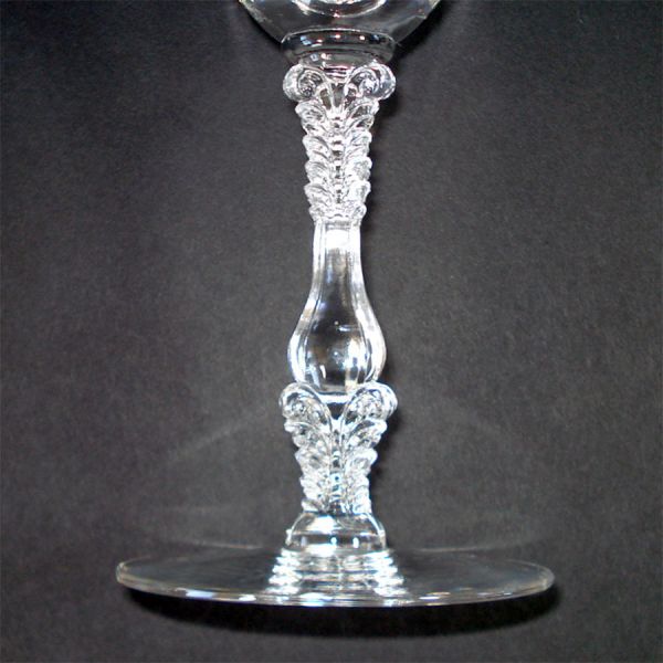 Cambridge Rose Point 2 Water Goblets 10 Ounce #4