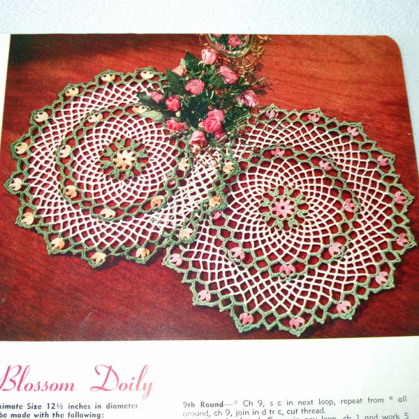 Crochet Doilies Star Pattern Instruction Booklet 1953 #2