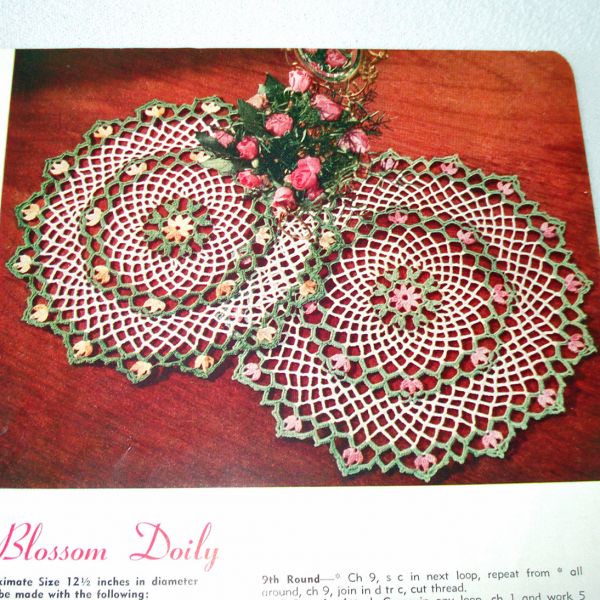 Crochet Doilies Star Pattern Instruction Booklet 1953 Clearance #2