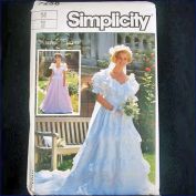 Simplicity Michele Piccione Bridal Gown Sewing Pattern Size 14 Uncut Clearance