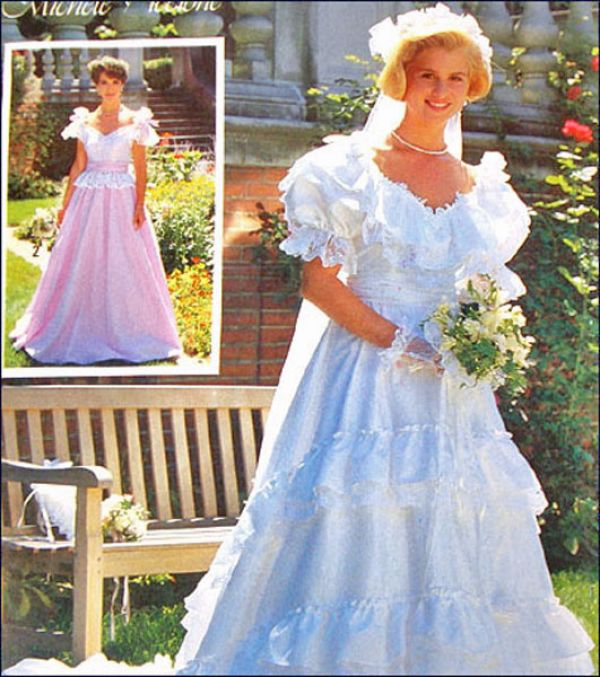 Simplicity Michele Piccione Bridal Gown Sewing Pattern Size 14 Uncut #2