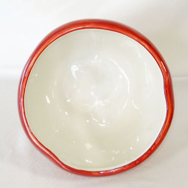 Red Apple Ceramic Cookie Jar Sakura Sonoma #4