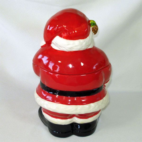 Ceramic Santa Claus Christmas Cookie Jar #2