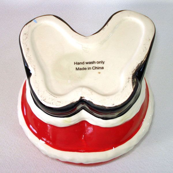 Ceramic Santa Claus Christmas Cookie Jar #4