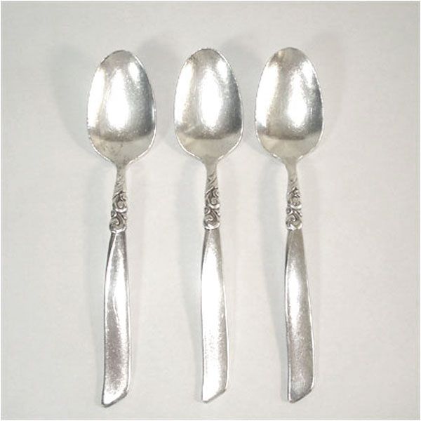 South Seas Oneida 3 Silverplate Teaspoons