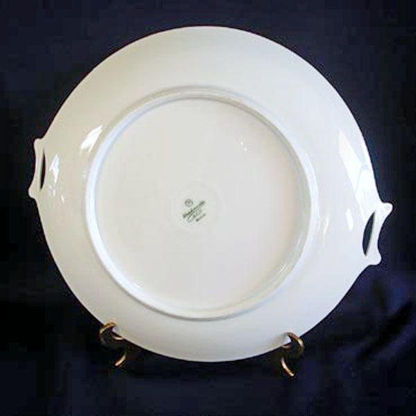 Hutschenreuther Bavaria Gold Trim Scrolls Handled Serving Plate Clearance #2