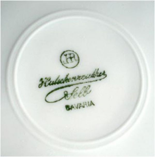 Hutschenreuther Bavaria Gold Trim Scrolls Handled Serving Plate Clearance #3