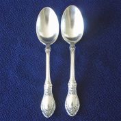 Sharon 1910 Silverplate 2 Teaspoons, 1847 Rogers Bros