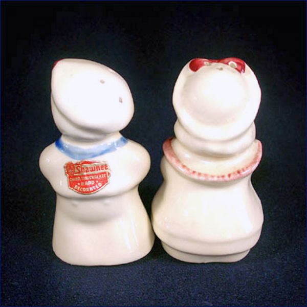 Shawnee Boy Blue and Bo Peep Salt and Pepper Shakers With Label Clearance #2