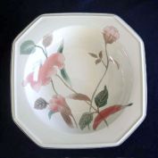Mikasa Silk Flowers Set 4 Soup Bowls Clearance