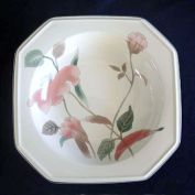 Mikasa Silk Flowers Set 4 Soup Bowls