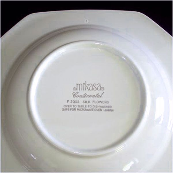 Mikasa Silk Flowers Set 4 Soup Bowls Clearance #2