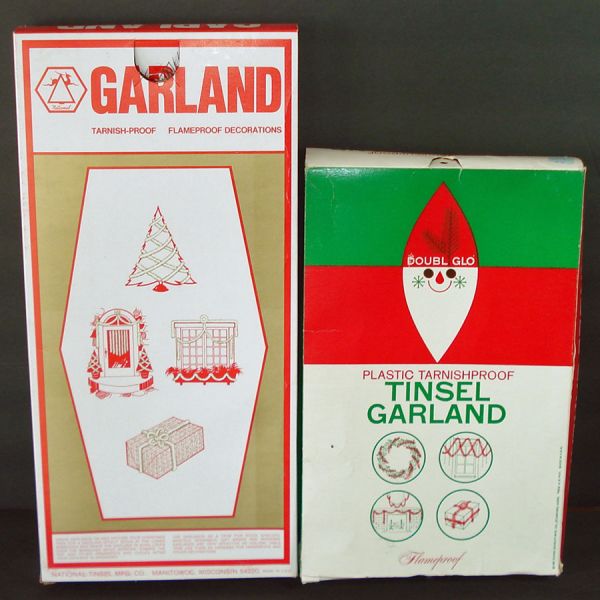 3 Boxes 1960s Metallic Silver Christmas Tinsel Garland 74 Feet #3