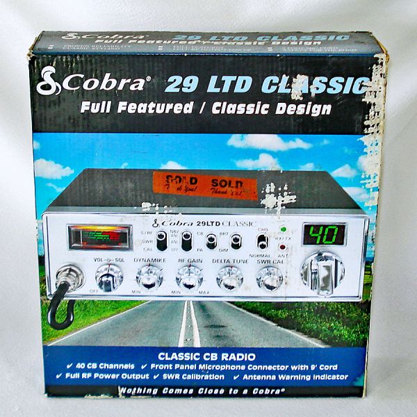 Cobra 29 LTD Classic 40 Channel CB Radio Unused in Box
