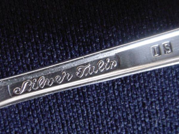 Silver Tulip International Silver Cold Meat Serving Fork Clearance #3