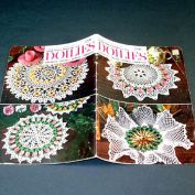 American Thread Crochet Flower Doilies Pattern Booklet Clearance