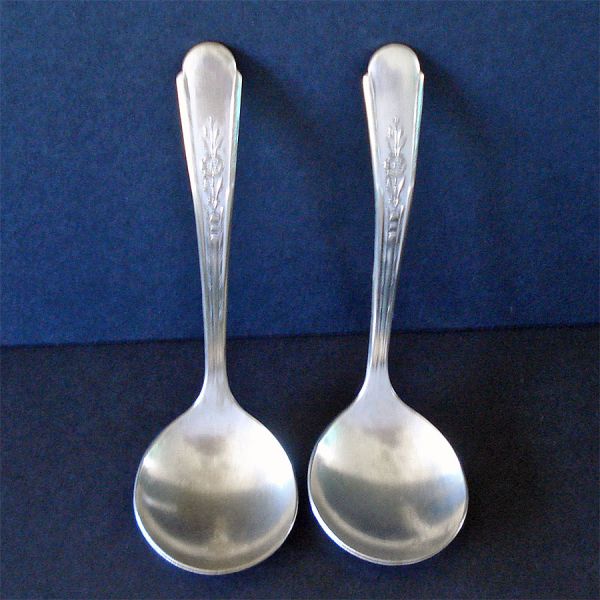 Pair 1935 Silverplate Sauce Ladles