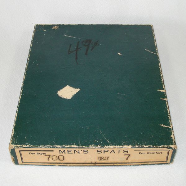 Edwardian Wool Spats Unused in Original Box Clearance #4
