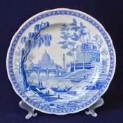 Spode Blue Room Rome Transferware Plate