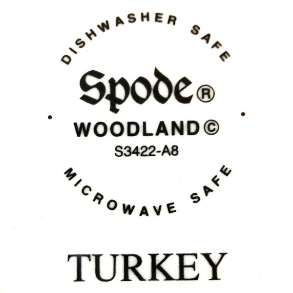 Spode Woodland Turkey Dinner Plate #3
