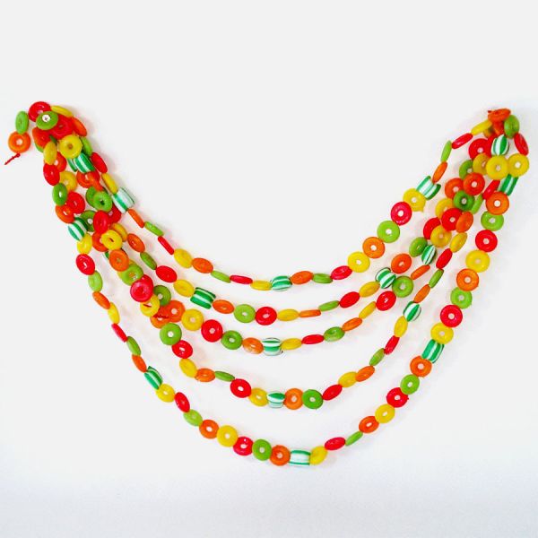 Blow Mold Lifesavers Candy Plastic Christmas Garland 14 Feet