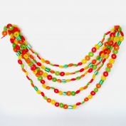 Blow Mold Lifesavers Candy Plastic Christmas Garland 14 Feet