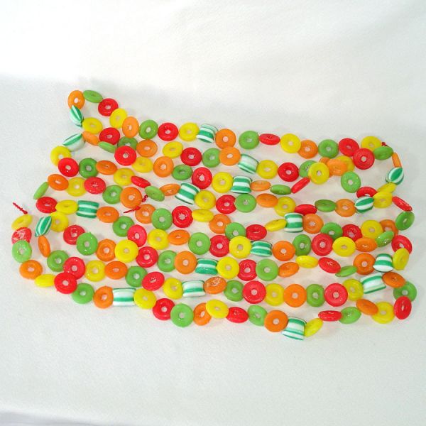 Blow Mold Lifesavers Candy Plastic Christmas Garland 14 Feet #2