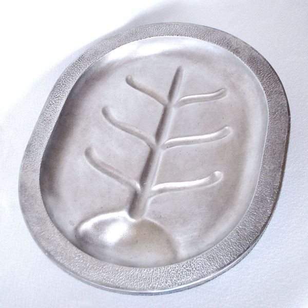 Silver Seal 1930s Aluminum Footed Meat Platter #2