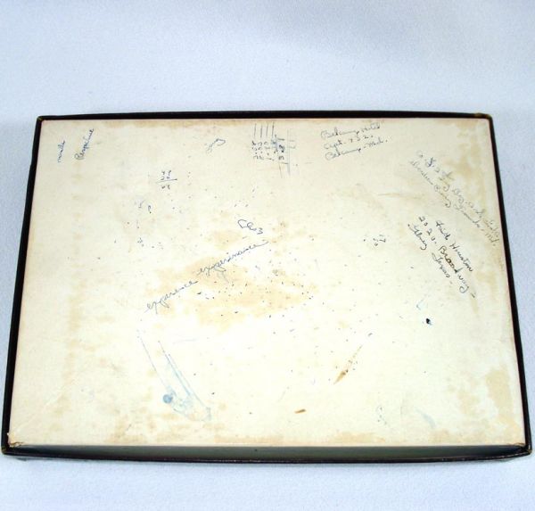 Quill and Ink Embossed Faux Leather Stationery Box Clearance #2