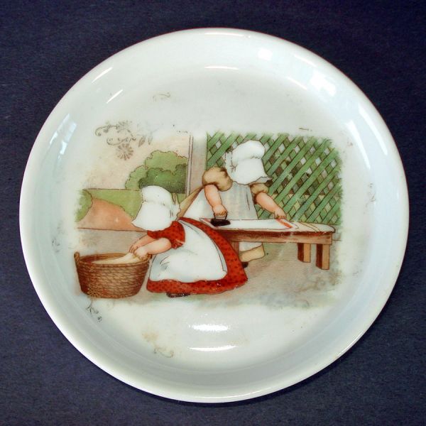 Sunbonnet Babies Child Feeding Bowl with Bonus Plate #5