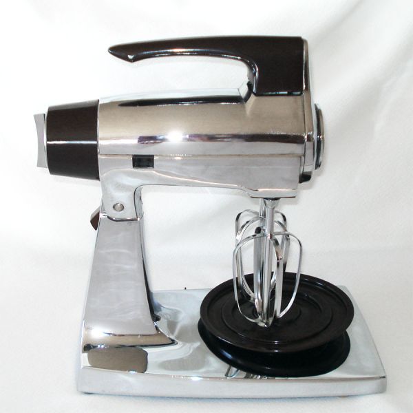 Sunbeam 12 Speed Chrome Mixmaster Mixer With Steel Bowls #2