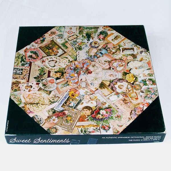 Sweet Sentiments Springbok Victorian Greeting Cards Jigsaw Puzzle