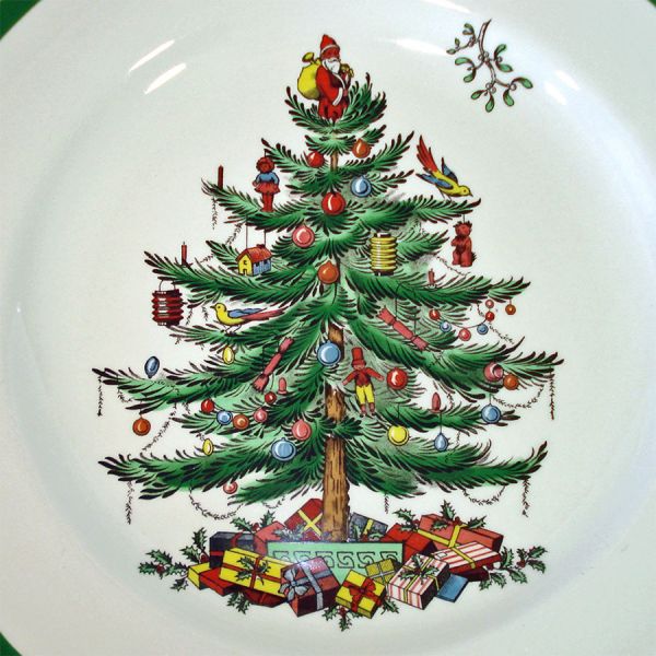 Spode Christmas Tree Dinner Plates #2