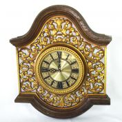 Syroco 1967 Retro Wall Clock Florentine Arches