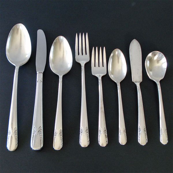 Talisman Wm Rogers 1938 Silverplate Flatware 44 Pcs Plus Serving #5