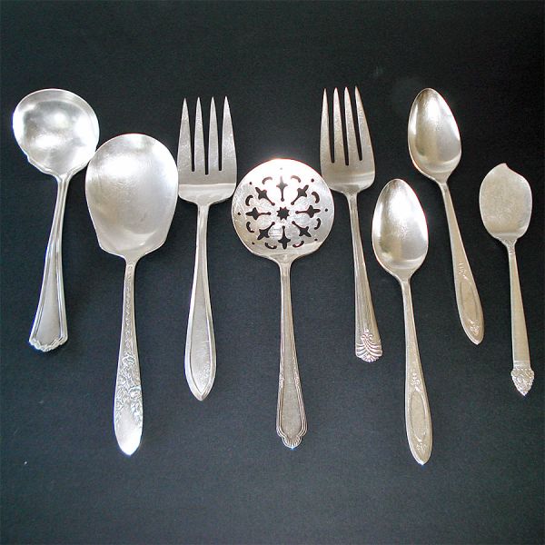 Talisman Wm Rogers 1938 Silverplate Flatware 44 Pcs Plus Serving #6