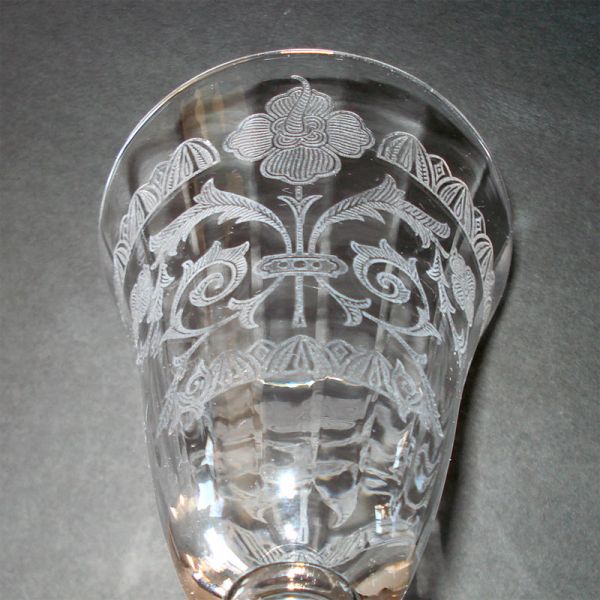 Tiffin Capri Passion Flower Water Goblet #3