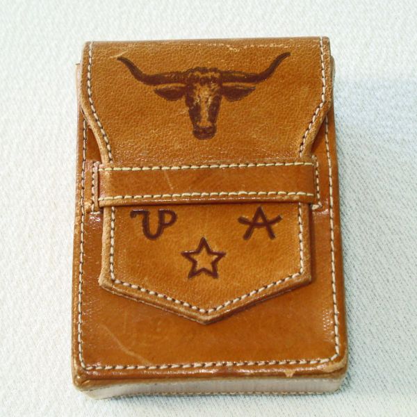 Till Goodan Western Cowboy Leather Cigarette Case Clearance #2